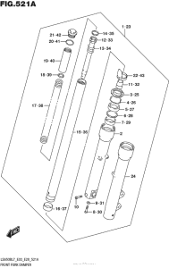 LS650 Передняя вилка