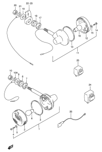 GN250 Поворотники