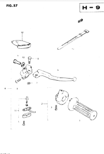 DR250 Right handle switch