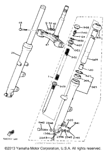 XV920RH Передняя вилка