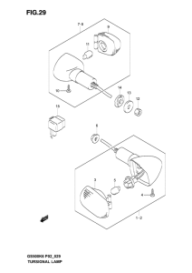 GS500 Поворотники