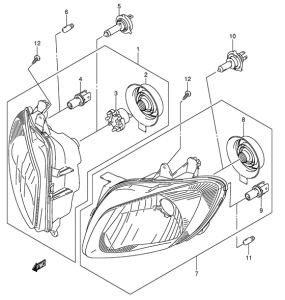 AN650 (ABS) Фара
