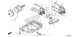 NC700X Oil Pan + Oil Pump