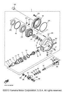 XV1100SK Ведущий вал