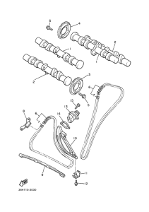 XVZ1300A Camshaft. chain