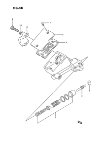 GSX1100 Главный цилиндр сцепления