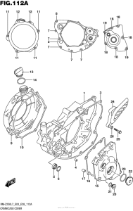 RM-Z250 Боковые крышки