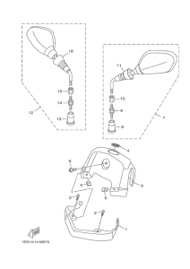 XC125R Обтекатель 1