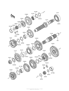 EX650 Трансмиссия