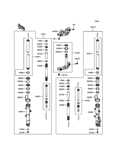 ER300 Передняя вилка