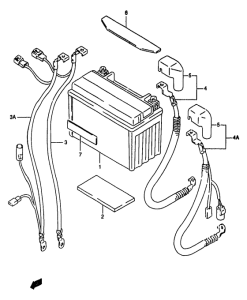 GSF1200S (ABS) Аккумулятор