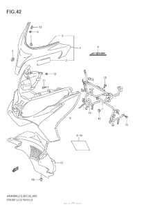 AN400 (ABS) Front Leg Shield (An400A L2 E33)