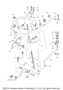 XT1200Z Задний торм цилиндр