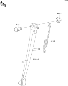 ZR1200 Подножка