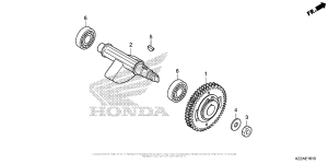 CRF250L (ABS) Балансирный вал
