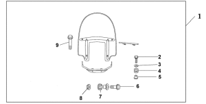 VTX1300S Custom windshield