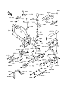 ZX750 エレクトロブラケット
