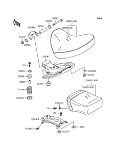 BJ250 Сиденье