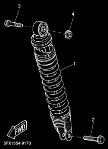 CW50RS Задняя подвеска