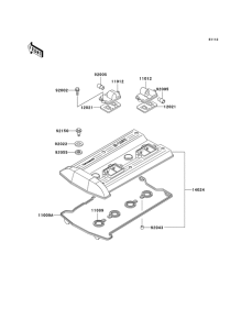 ZG1000 Крышка головки цилиндров