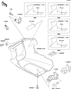 EX500 Cowling lowers(1 / 2)