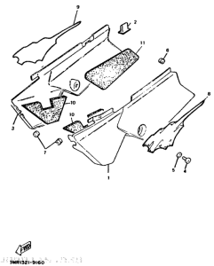 DT50R Боковые обтекатели