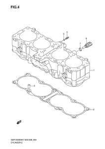 GSF1250S Цилиндр