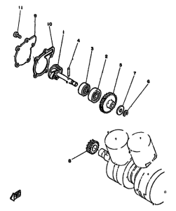 RD250LC Водяной насос