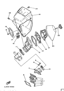 YZ125 Впускная система