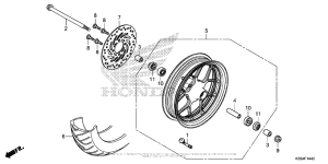 MSX125 Переднее колесо