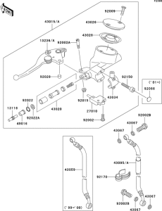 VN1500 Цилиндр сцепления