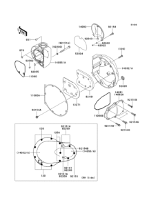 EJ800 Right engine cover