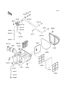 BR125 Воздухоочиститель