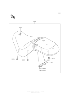 VN900 Сиденье