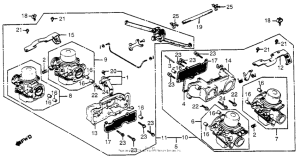 GL1100I Карбюратор