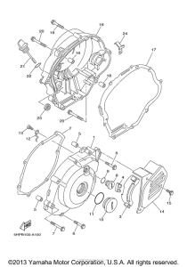 TTR125R Боковые крышки