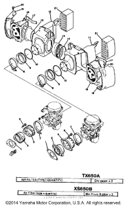 XS650B Впускная система