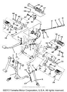 XS400H Подножки