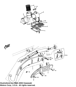  Air cleaner / muffler