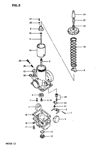 RM250 Carburetor assy