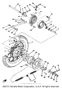 DT100E Переднее колесо
