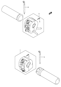 VL1500 Рулевой переключатель