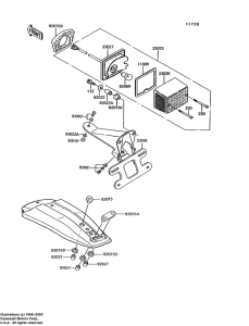 KE100 Taillight unit ass`y