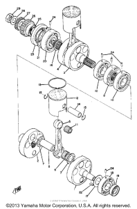 TR2 Crankshaft-piston