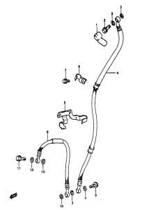 RG50 Передние тормозные трубки