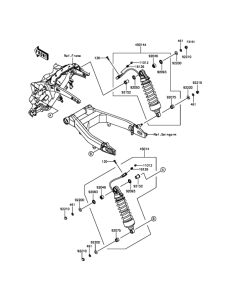 VN1700 Подвеска  /  амортизатор