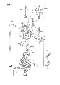 RM125 Carburetor assy