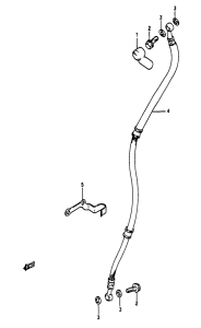 RG50 Передние тормозные трубки