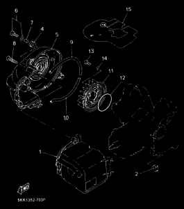 YN100 Воздухоотвод и вентилятор