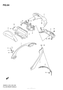 AN650 Pillion Rider Handle (An650L3 E03)